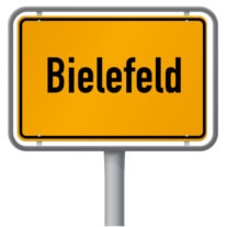 Ortsschild von Bielefeld Ortsschild von Bielefeld