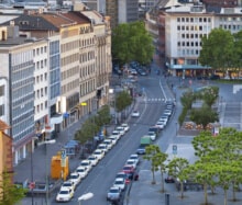 Straße in Frankfurt am Main Straße in Frankfurt am Main