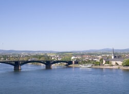 Luftbild von Mainz am Rhein Luftbild von Mainz am Rhein