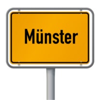 Ortsschild Münster Ortsschild Münster