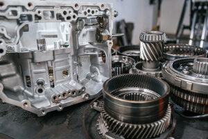 Nahaufnahme eine Getriebes