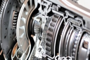 Nahaufnahme von einem Automatikgetriebe