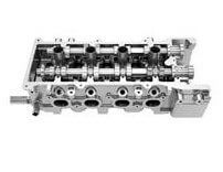 ein neuer Zylinderkopf auf weißem Hintergrund